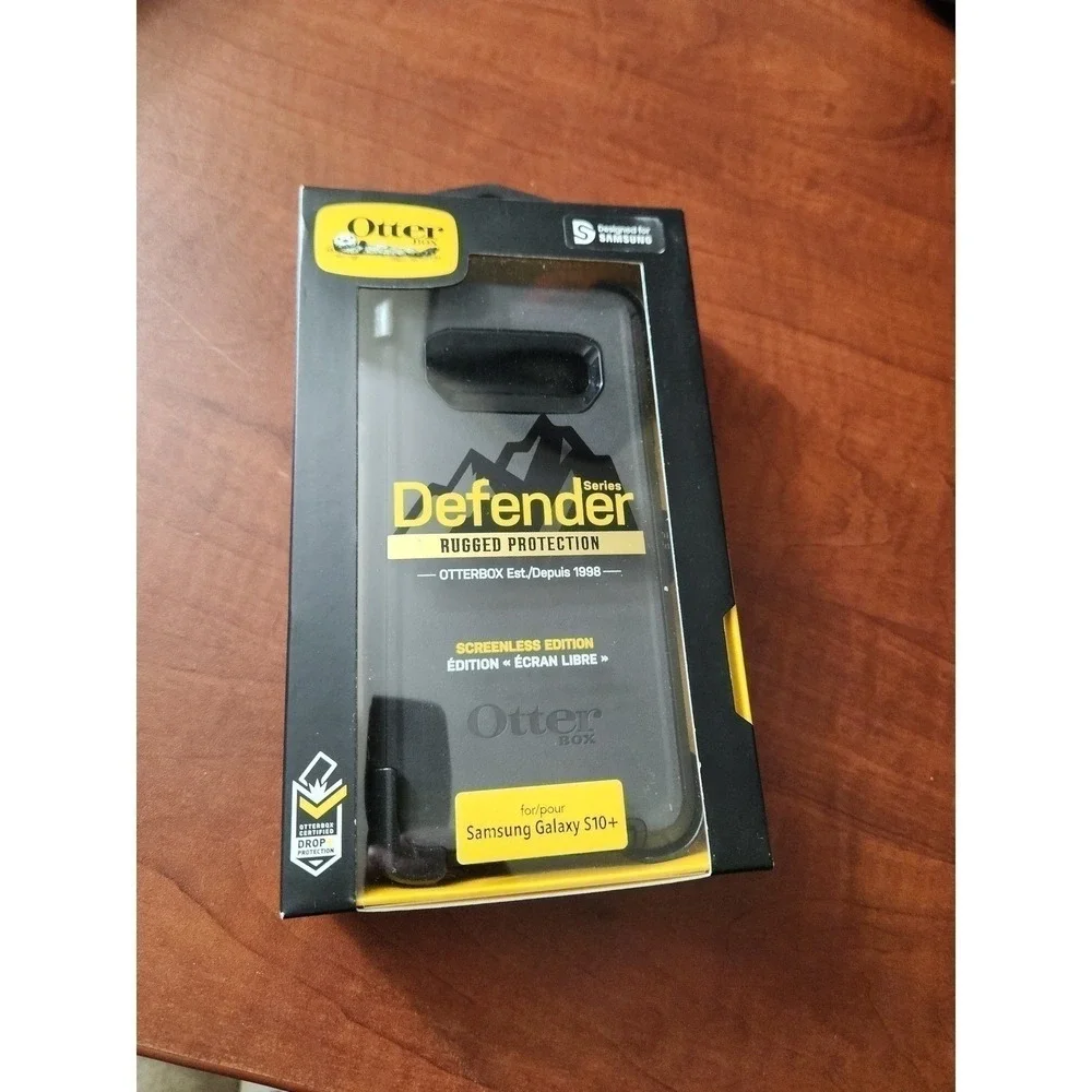 New OtterBox Defender Series  for Samsung Galaxy S10 plus   77-61411 Screenless